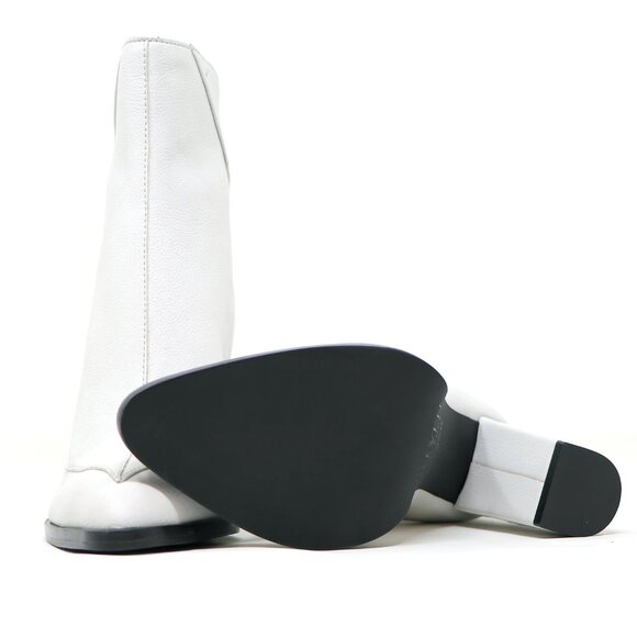 Sylven New York Almasi Apple Leather Boot - White (US 5.5) - Picture 7 of 10